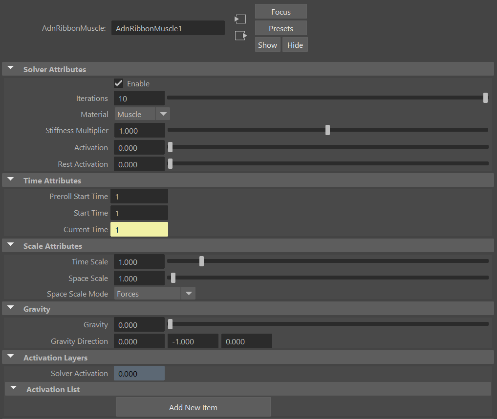 AdnRibbonMuscle editor first part