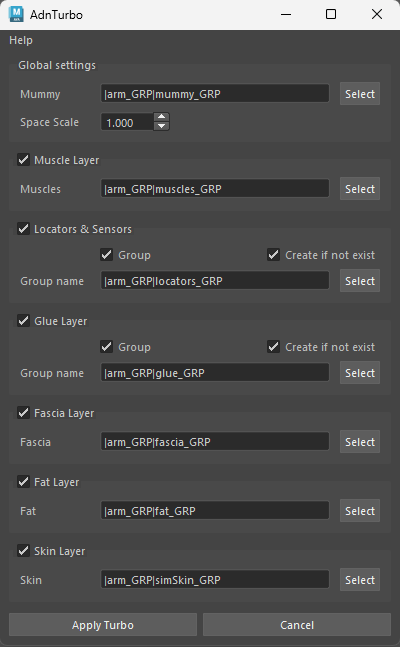 AdnTurbo UI All Inputs